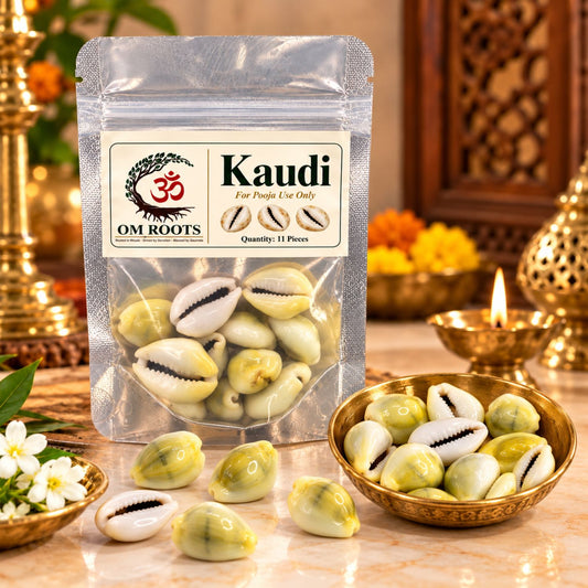 Omroots Kaudi (Shell) For Pooja – 11 Pieces