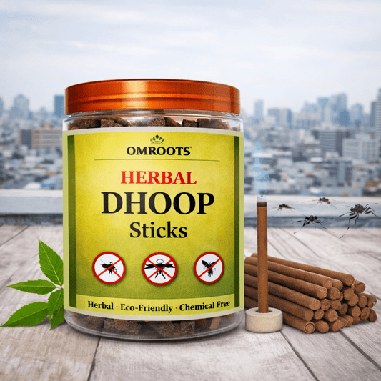 Herbal Mosquito Repellent Dhoop Sticks | Bambooless | Cow Dung & Neem