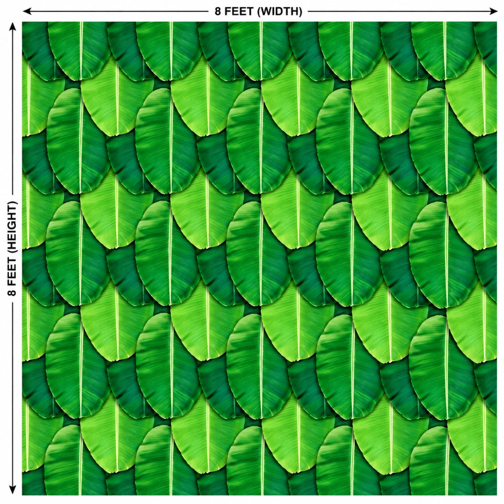 Banana Leaf Floral Backdrop