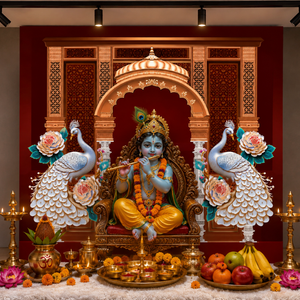 Royal Peacock Darbar Backdrop