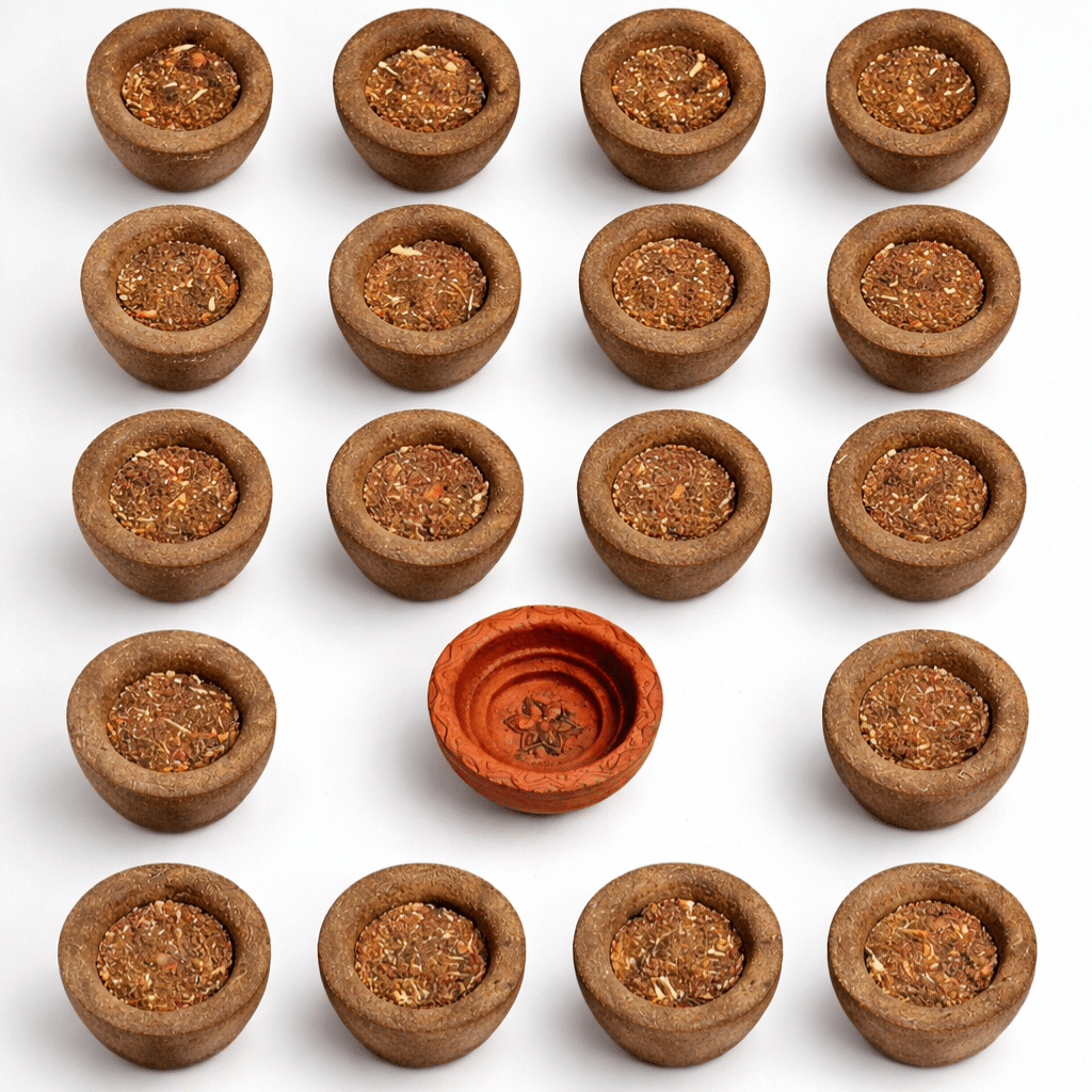 Sambrani Havan Cups | Organic Dhoop Cup