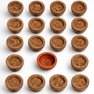 Lobhan Havan Cups | Organic Dhoop Cup