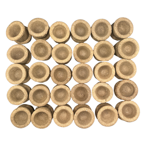 Organic Cow Dung Sambrani Cups (Empty) | Natural Dhoop Cups for Puja