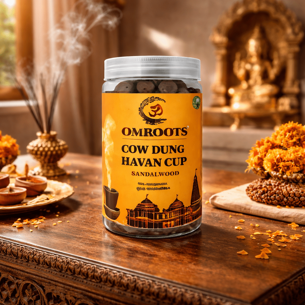 Sambrani Sandalwood Havan Cups | Organic Dhoop Cup