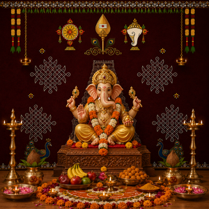 Temple Gopuram Backdrop