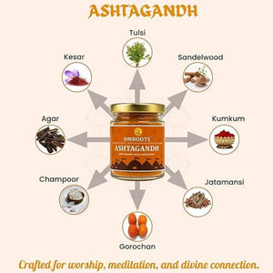 Ashtagandh Powder with Chandan, Kesar & Kumkum