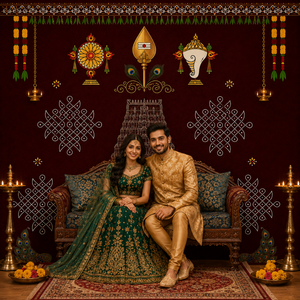 Temple Gopuram Backdrop