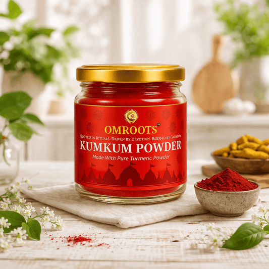 Pure Turmeric-Based Kumkum Powder