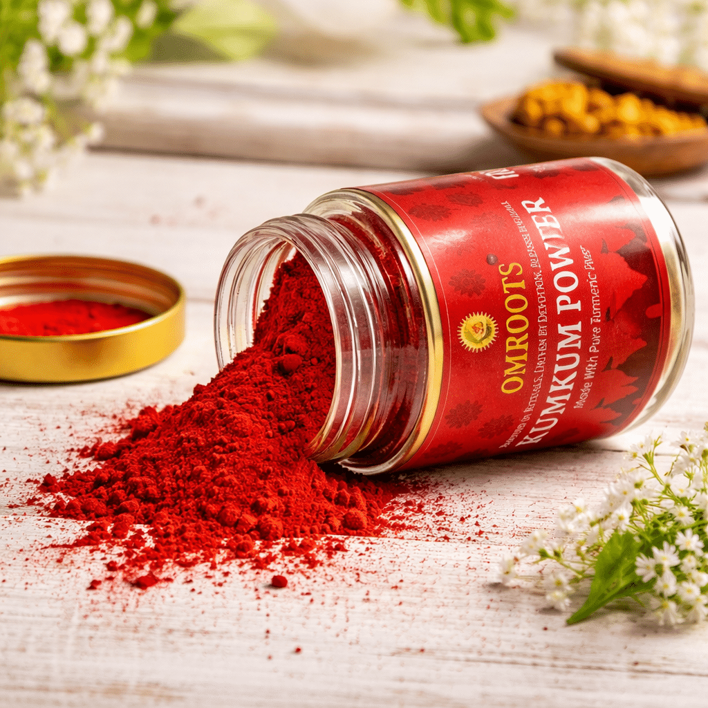 Pure Turmeric-Based Kumkum Powder