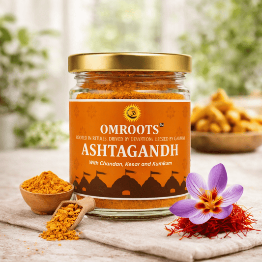 Ashtagandh Powder with Chandan, Kesar & Kumkum