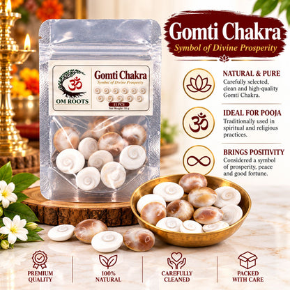 Omroots Gomti Chakra For Pooja – 11 Pieces