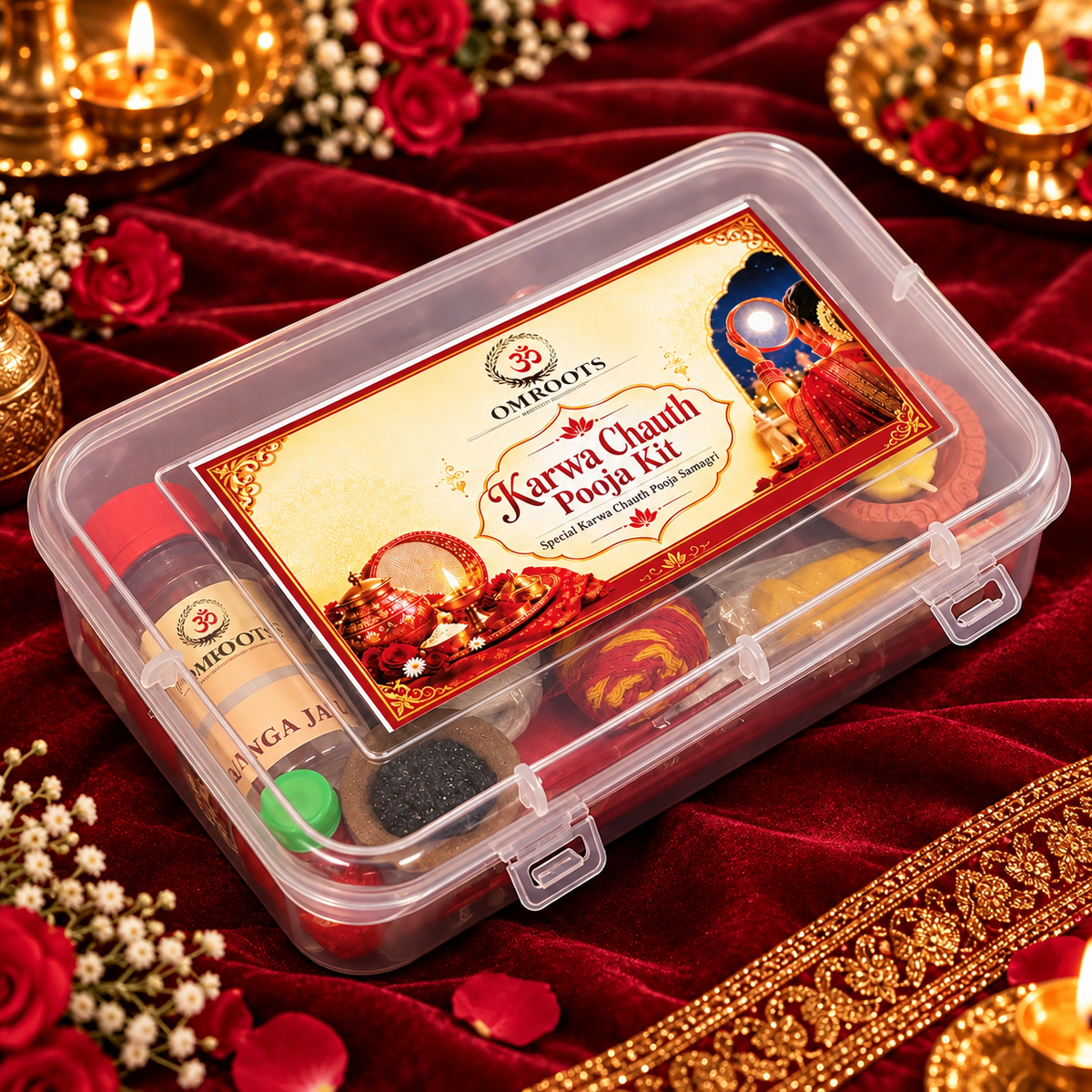 OMROOTS Karwa Chauth Pooja Kit