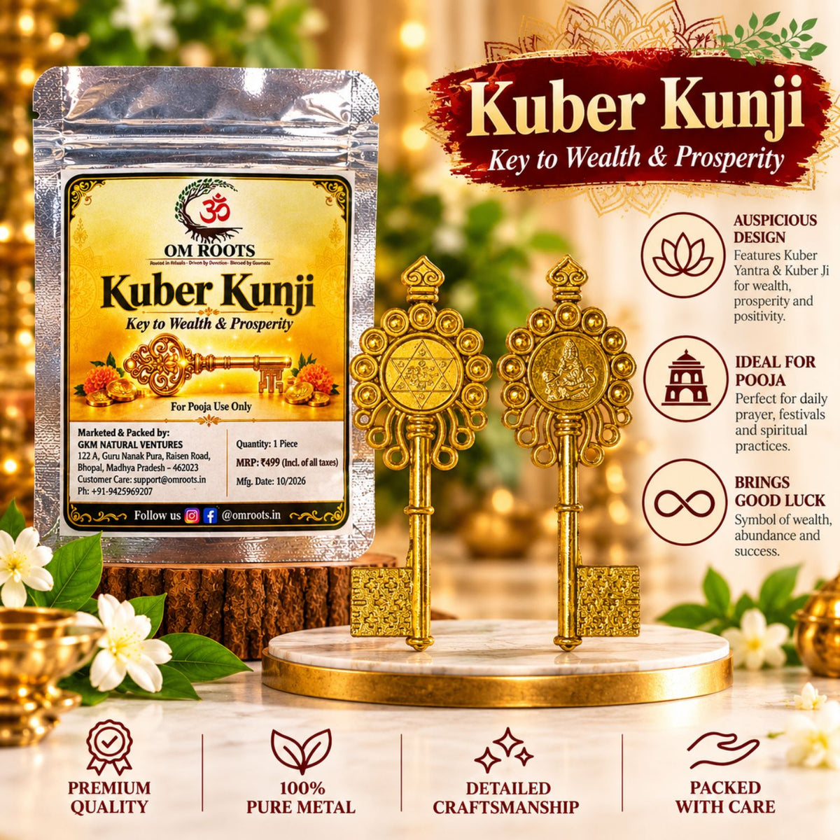 Omroots Kuber Kunji For Pooja