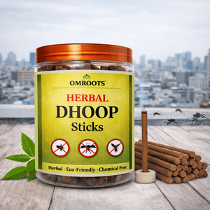 Herbal Mosquito Repellent Dhoop Sticks | Bambooless | Cow Dung & Neem