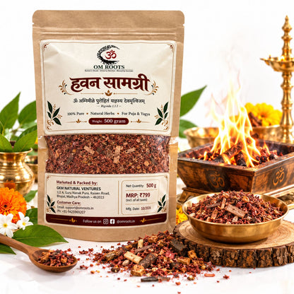 Omroots Havan Samagri For Pooja – 500 Gram