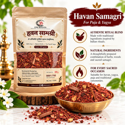 Omroots Havan Samagri For Pooja – 500 Gram